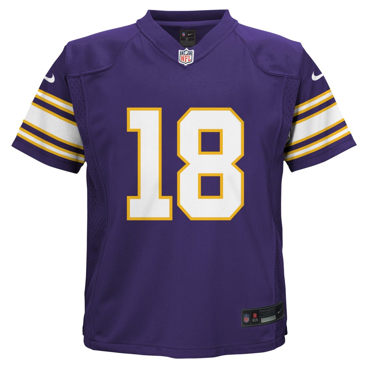 Minnesota Vikings toddler nike justin jefferson purple minnesota vikings alternate game jersey Collection | Vikings Online Shop