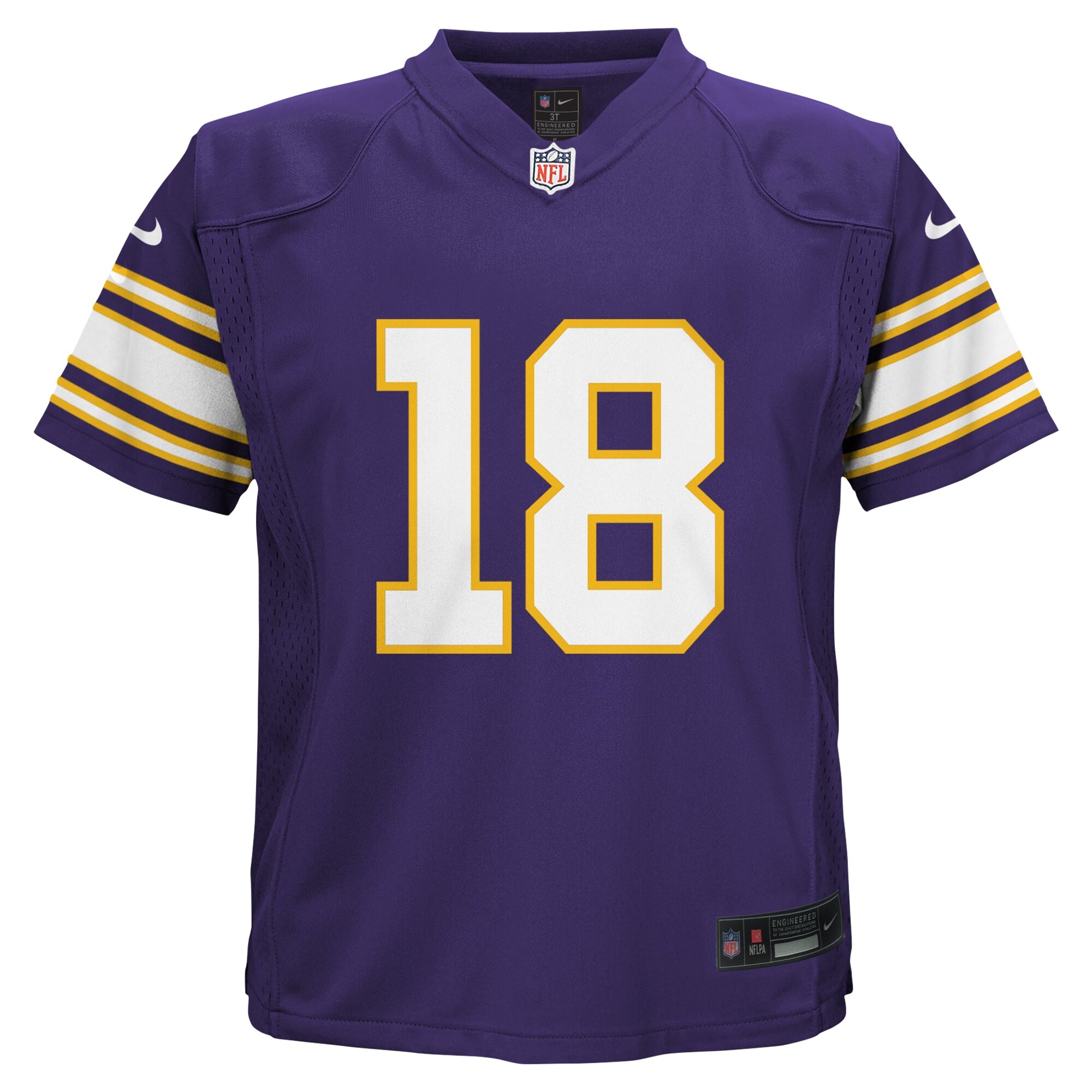 Minnesota Vikings toddler nike justin jefferson purple minnesota vikings alternate game jersey Collection | Vikings Online Shop