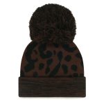 Minnesota Vikings womens 47 brown minnesota vikings cacao cuffed knit hat with pom Collection | Vikings Online Shop