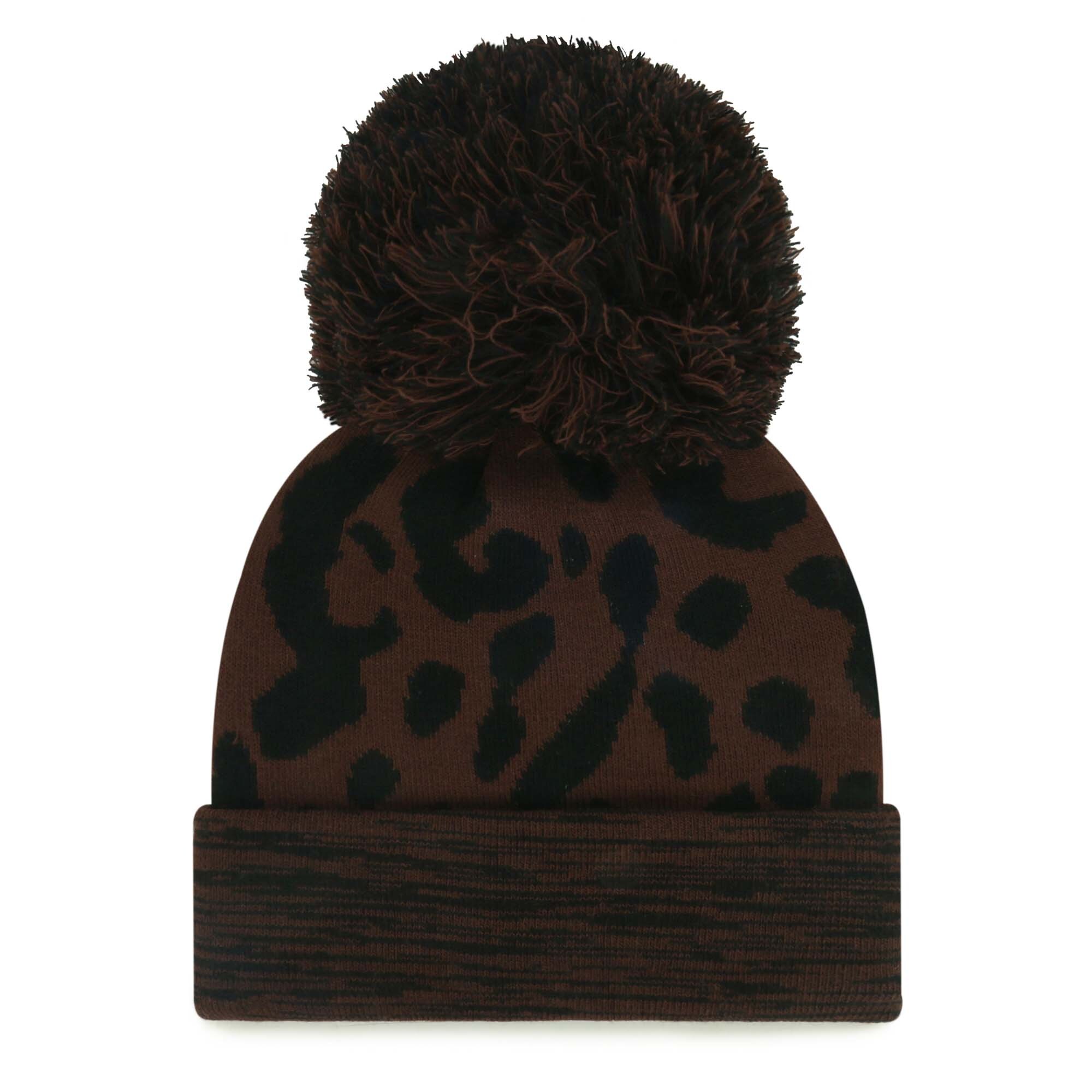 Minnesota Vikings womens 47 brown minnesota vikings cacao cuffed knit hat with pom Collection | Vikings Online Shop