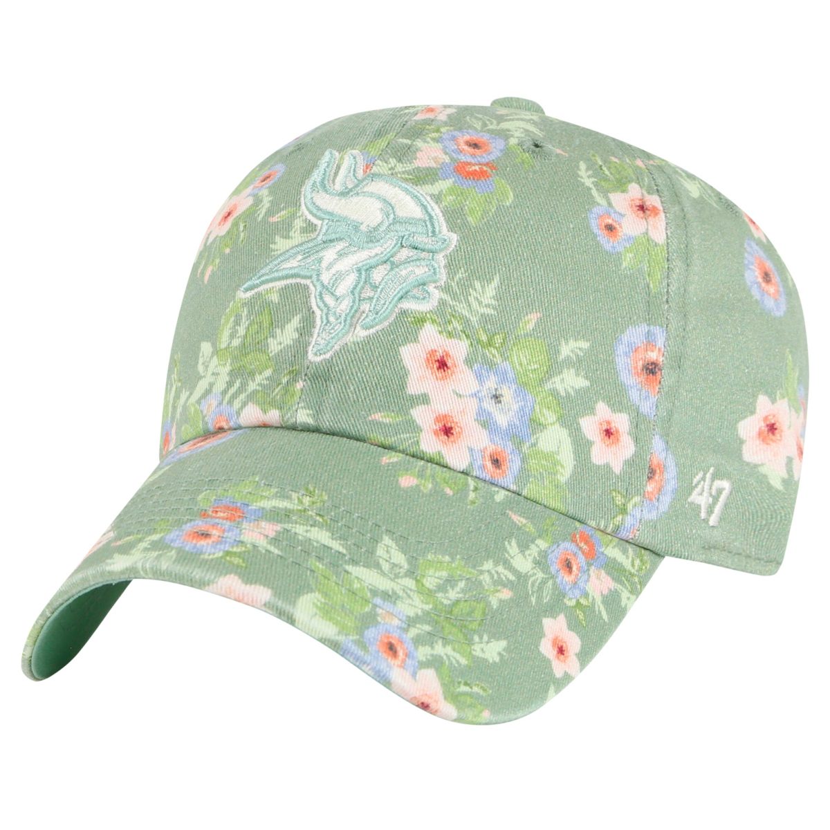 Minnesota Vikings womens 47 green minnesota vikings meadow garden clean up adjustable hat Collection | Vikings Online Shop