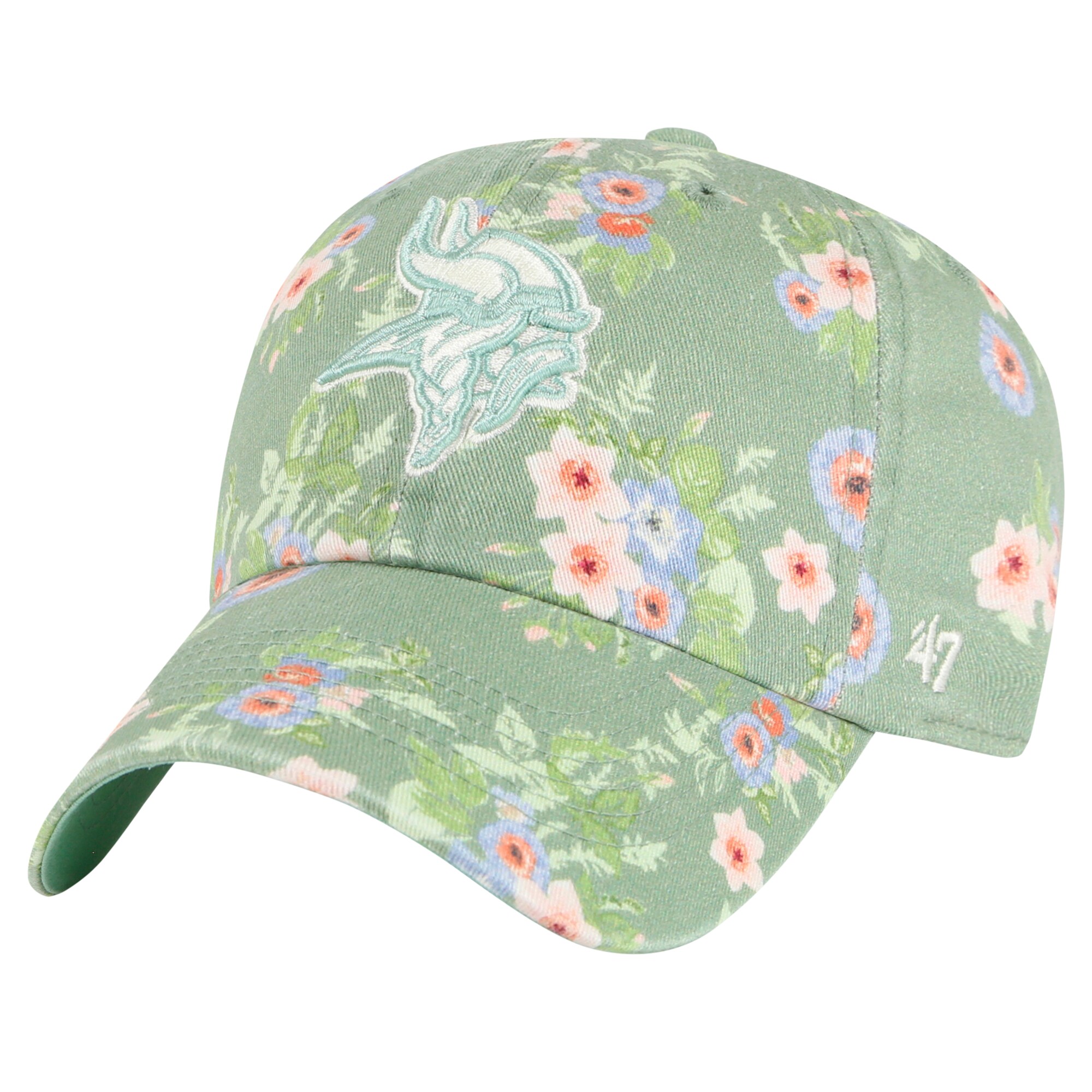 Minnesota Vikings womens 47 green minnesota vikings meadow garden clean up adjustable hat Collection | Vikings Online Shop