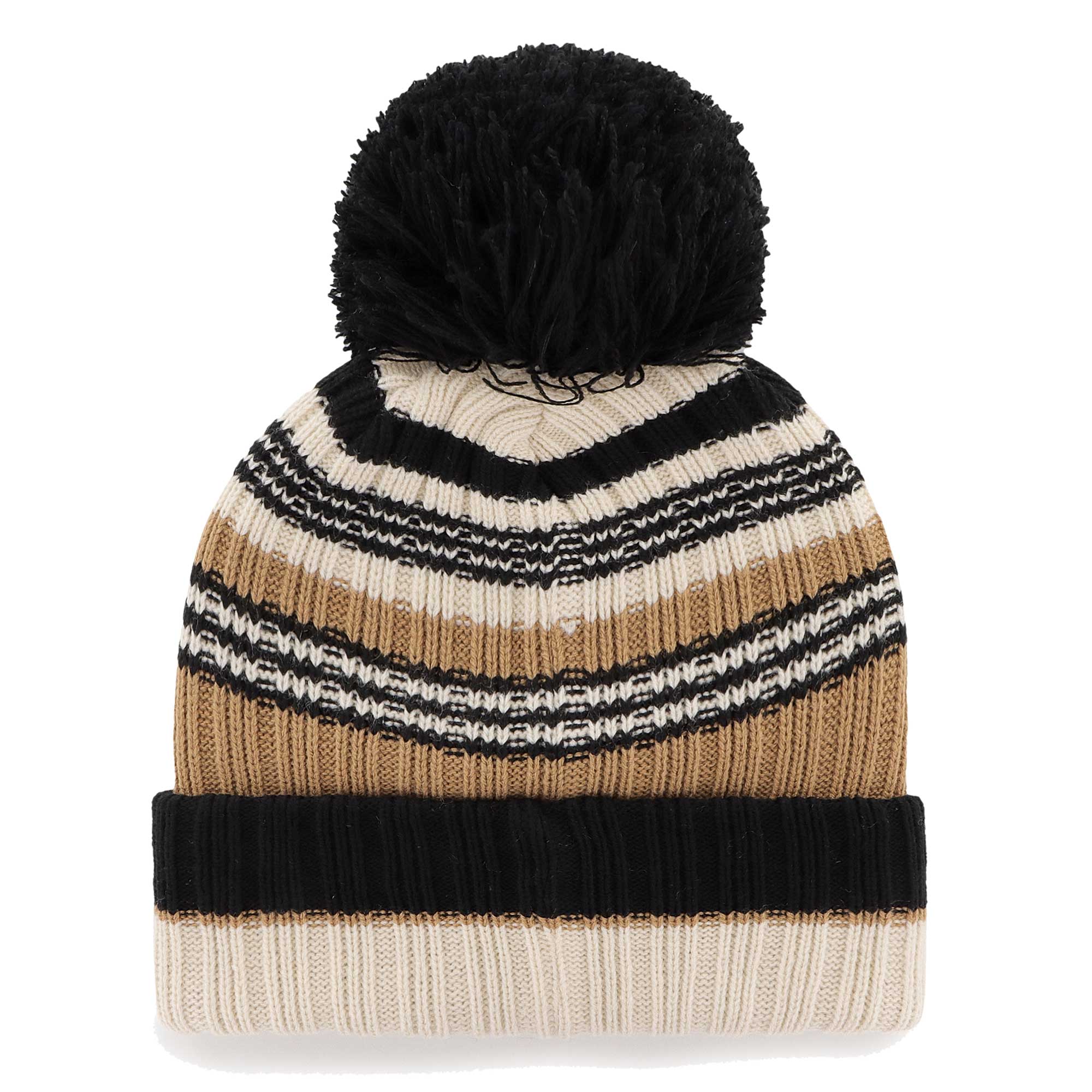 Minnesota Vikings womens 47 natural minnesota vikings barista cuffed knit hat with pom Collection | Vikings Online Shop