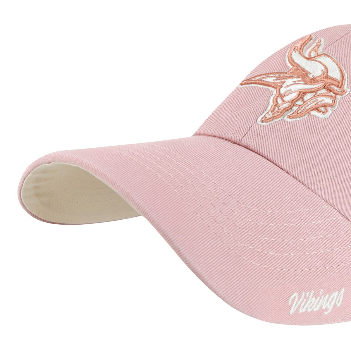 Minnesota Vikings womens 47 pink minnesota vikings ballpark cheer dusty rose clean up adjustable hat Collection | Vikings Online Shop