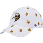 Minnesota Vikings womens 47 white minnesota vikings confetti clean up adjustable hat Collection | Vikings Online Shop