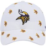 Minnesota Vikings womens 47 white minnesota vikings confetti clean up adjustable hat Collection | Vikings Online Shop