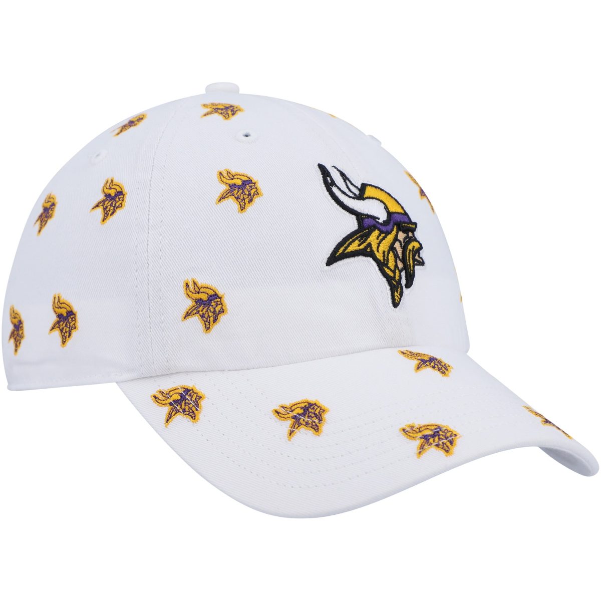 Minnesota Vikings womens 47 white minnesota vikings confetti clean up adjustable hat Collection | Vikings Online Shop