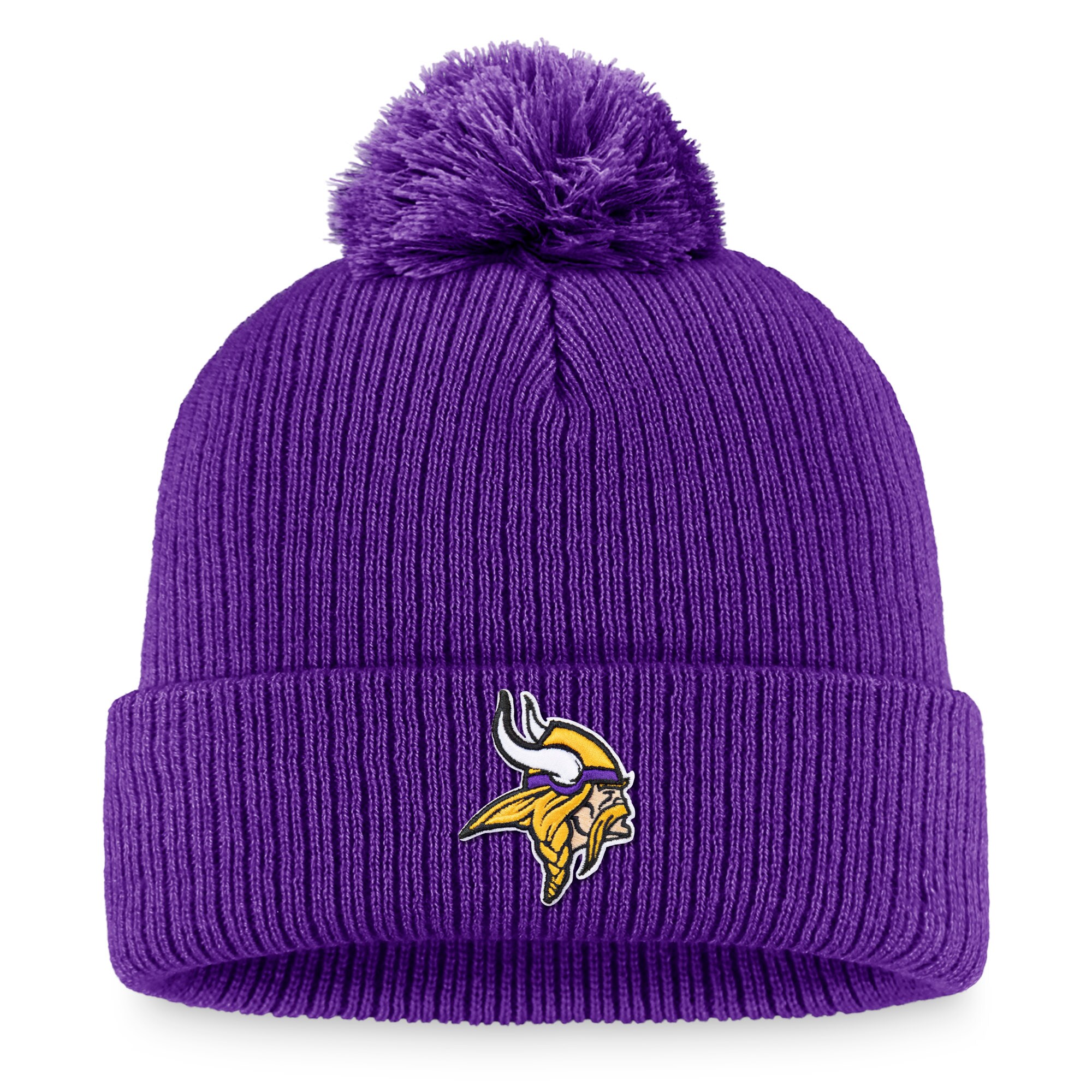 Minnesota Vikings womens fanatics purple minnesota vikings cuffed knit hat with pom Collection | Vikings Online Shop