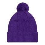 Minnesota Vikings womens new era purple minnesota vikings cabled cuffed knit hat with pom Collection | Vikings Online Shop