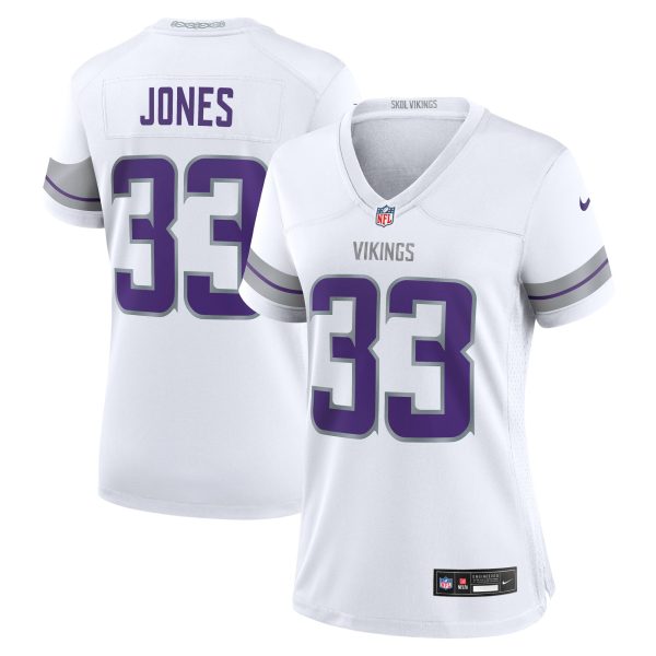 Minnesota Vikings womens nike aaron jones white minnesota vikings alternate game player jersey Collection | Vikings Online Shop