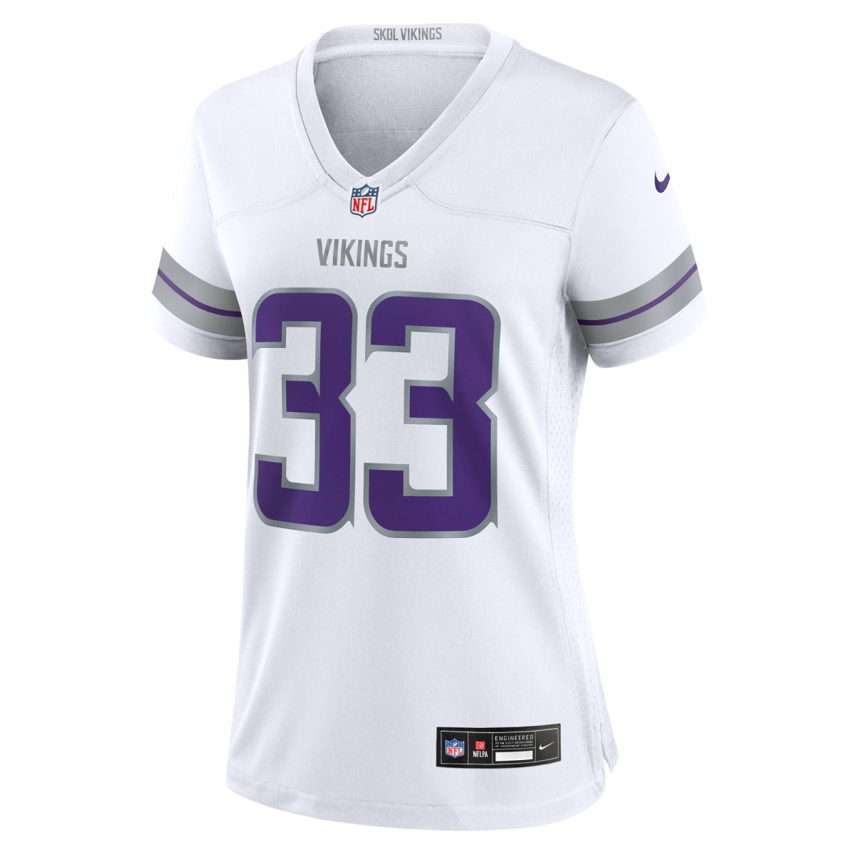 Minnesota Vikings womens nike aaron jones white minnesota vikings alternate game player jersey Collection | Vikings Online Shop