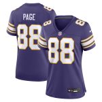 Minnesota Vikings womens nike alan page purple minnesota vikings classic retired player jersey Collection | Vikings Online Shop