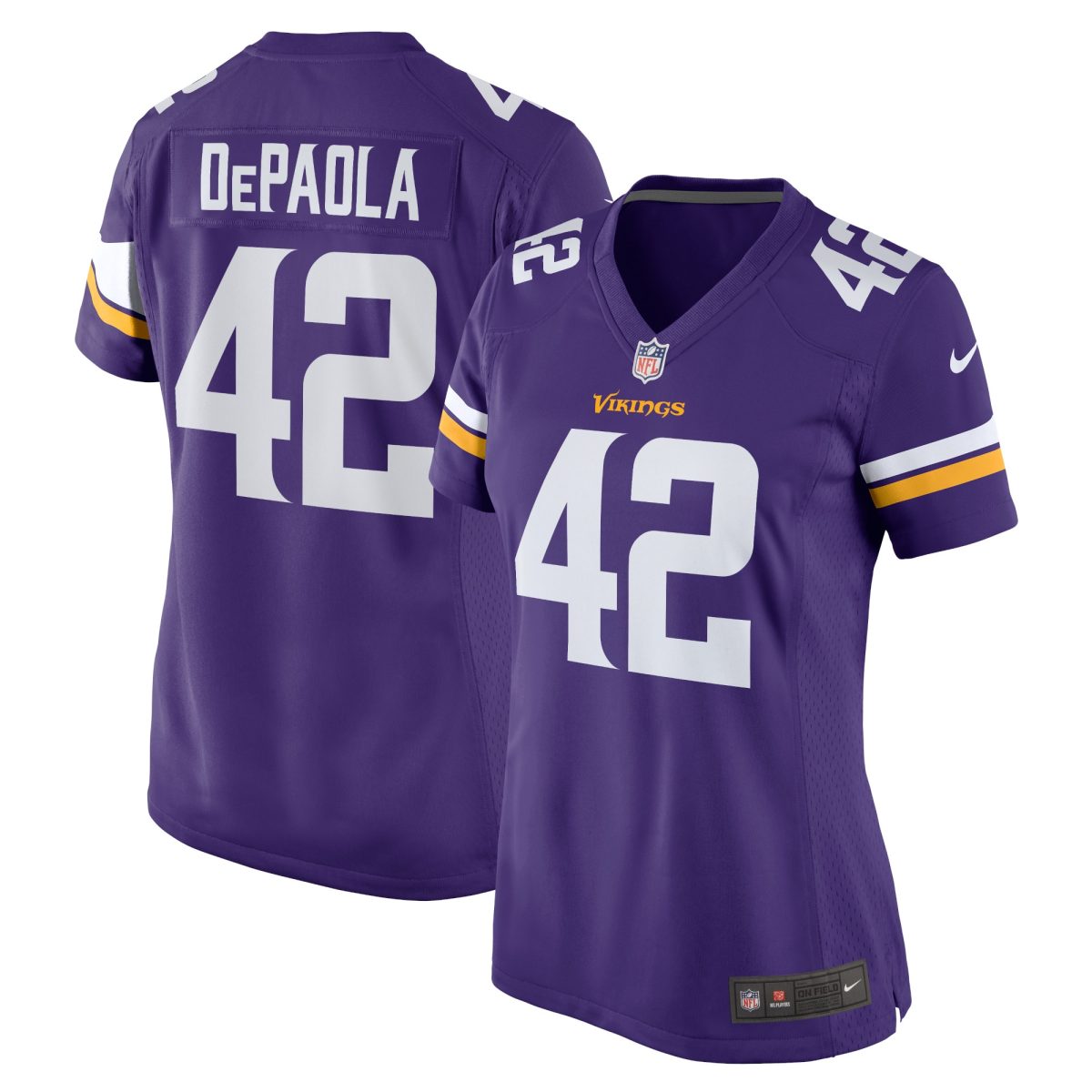 Minnesota Vikings womens nike andrew depaola purple minnesota vikings game jersey Collection | Vikings Online Shop
