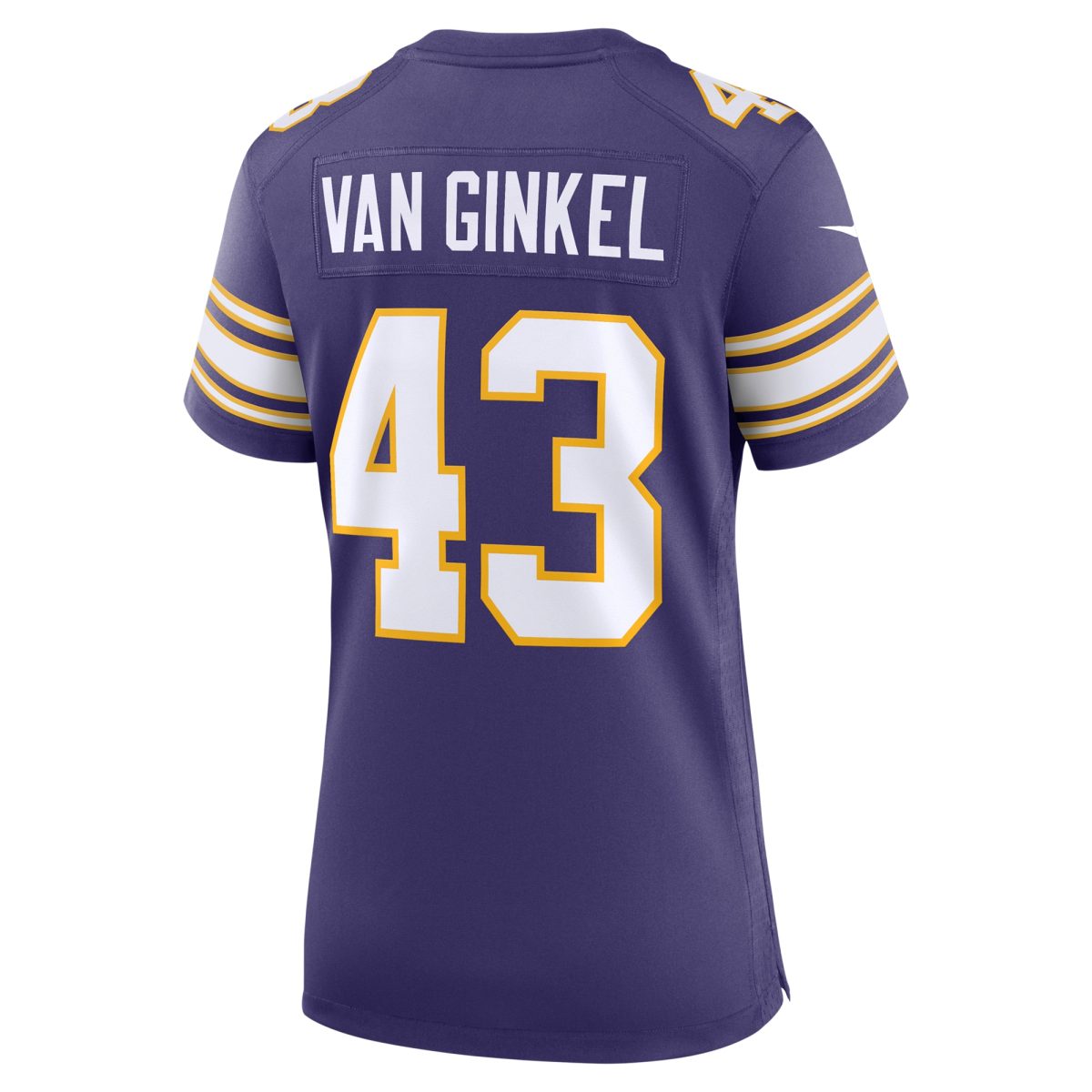 Minnesota Vikings womens nike andrew van ginkel purple minnesota vikings alternate game jersey Collection | Vikings Online Shop