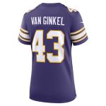 Minnesota Vikings womens nike andrew van ginkel purple minnesota vikings alternate game jersey Collection | Vikings Online Shop