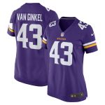 Minnesota Vikings womens nike andrew van ginkel purple minnesota vikings team game jersey Collection | Vikings Online Shop