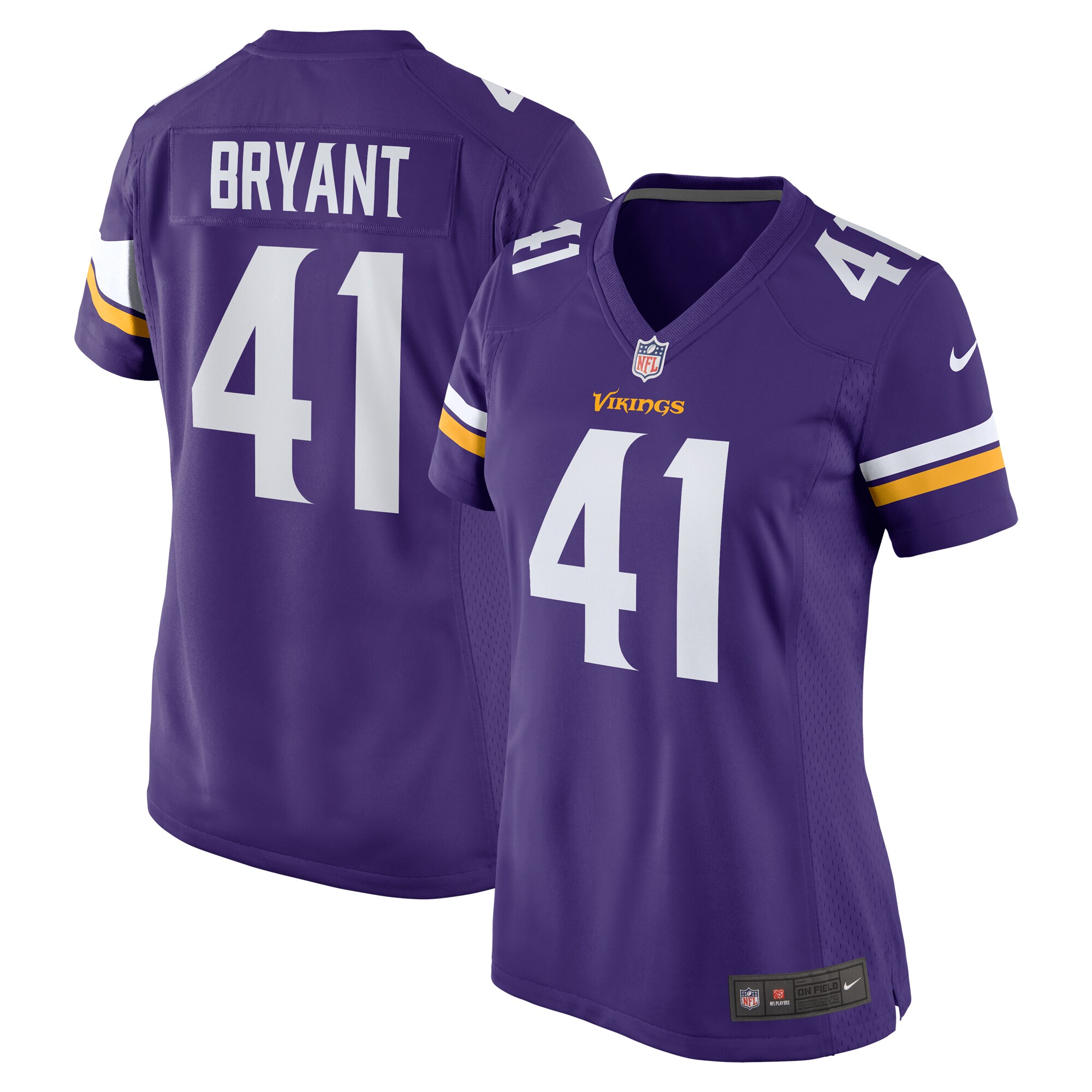 Minnesota Vikings womens nike austin bryant purple minnesota vikings game jersey Collection | Vikings Online Shop