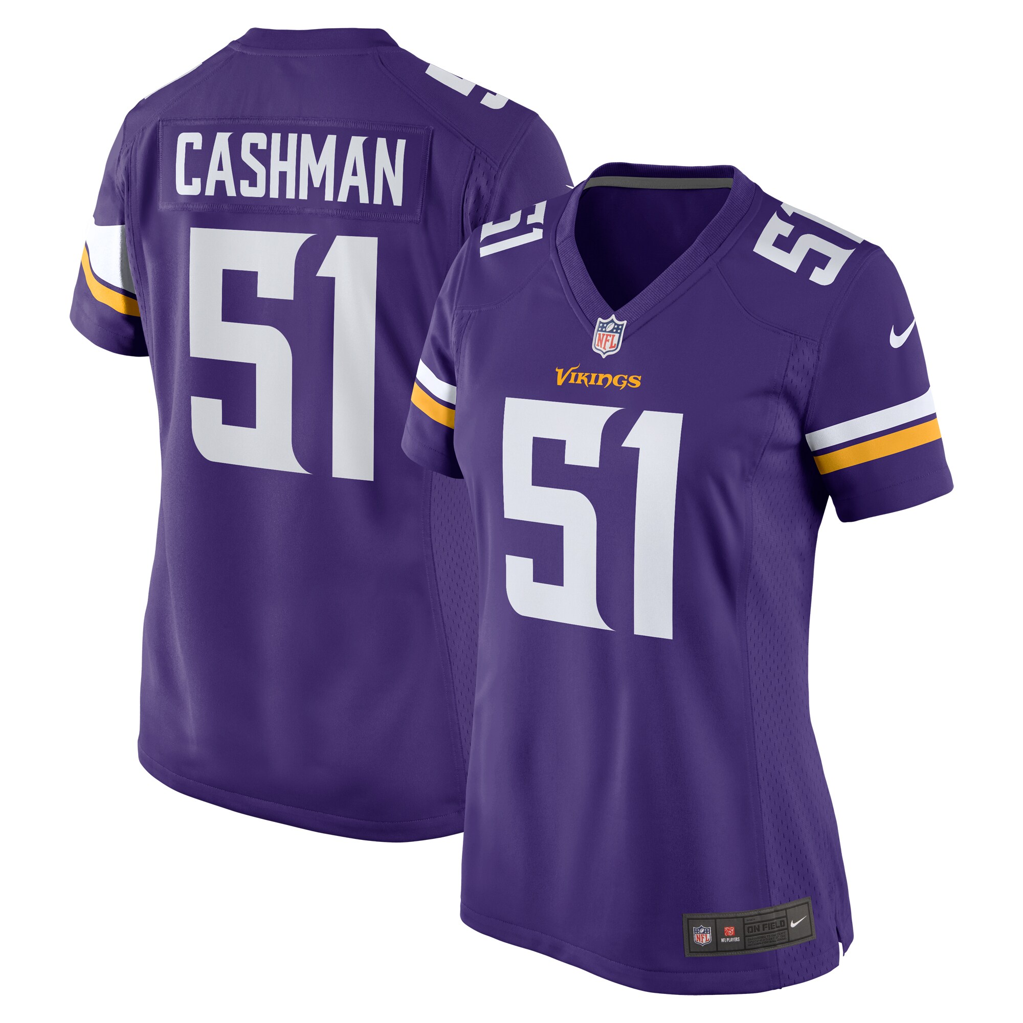 Minnesota Vikings womens nike blake cashman purple minnesota vikings team game jersey Collection | Vikings Online Shop