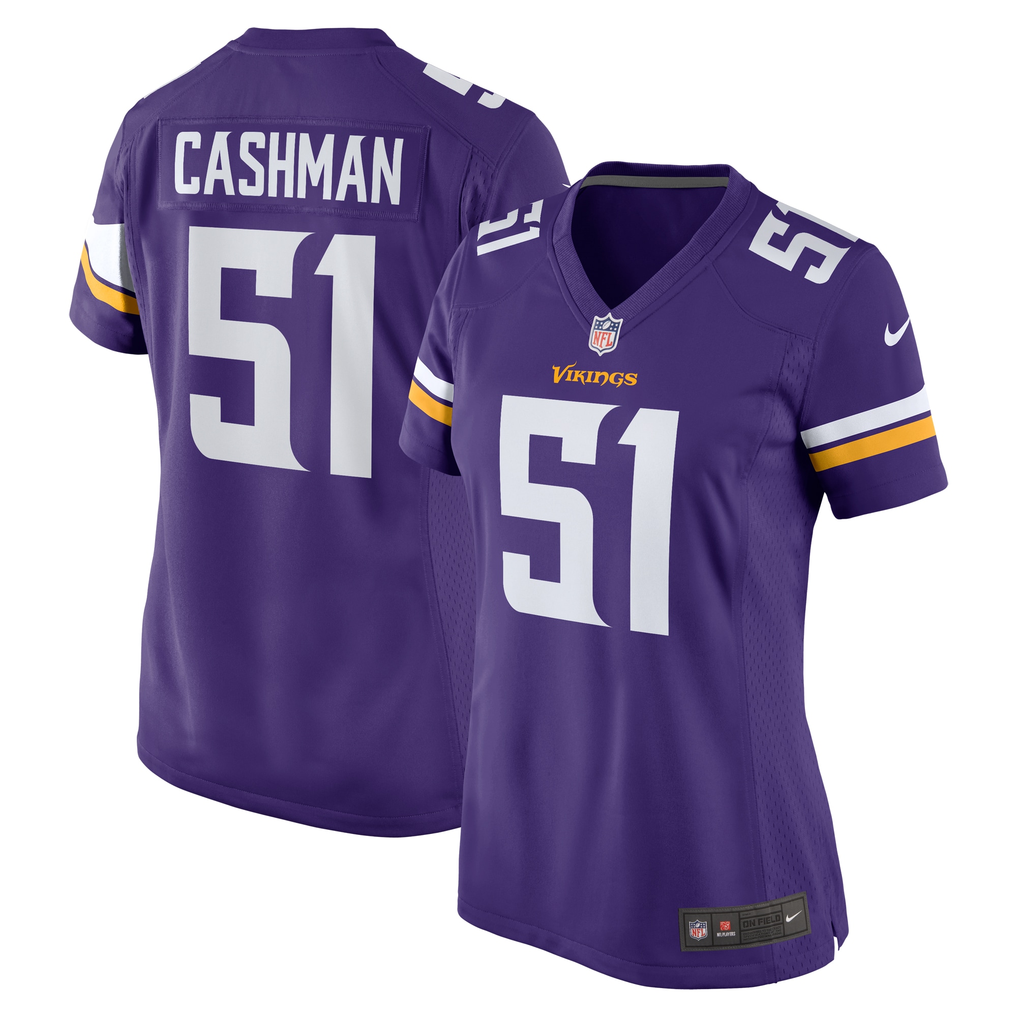 Minnesota Vikings womens nike blake cashman purple minnesota vikings team game jersey Collection | Vikings Online Shop