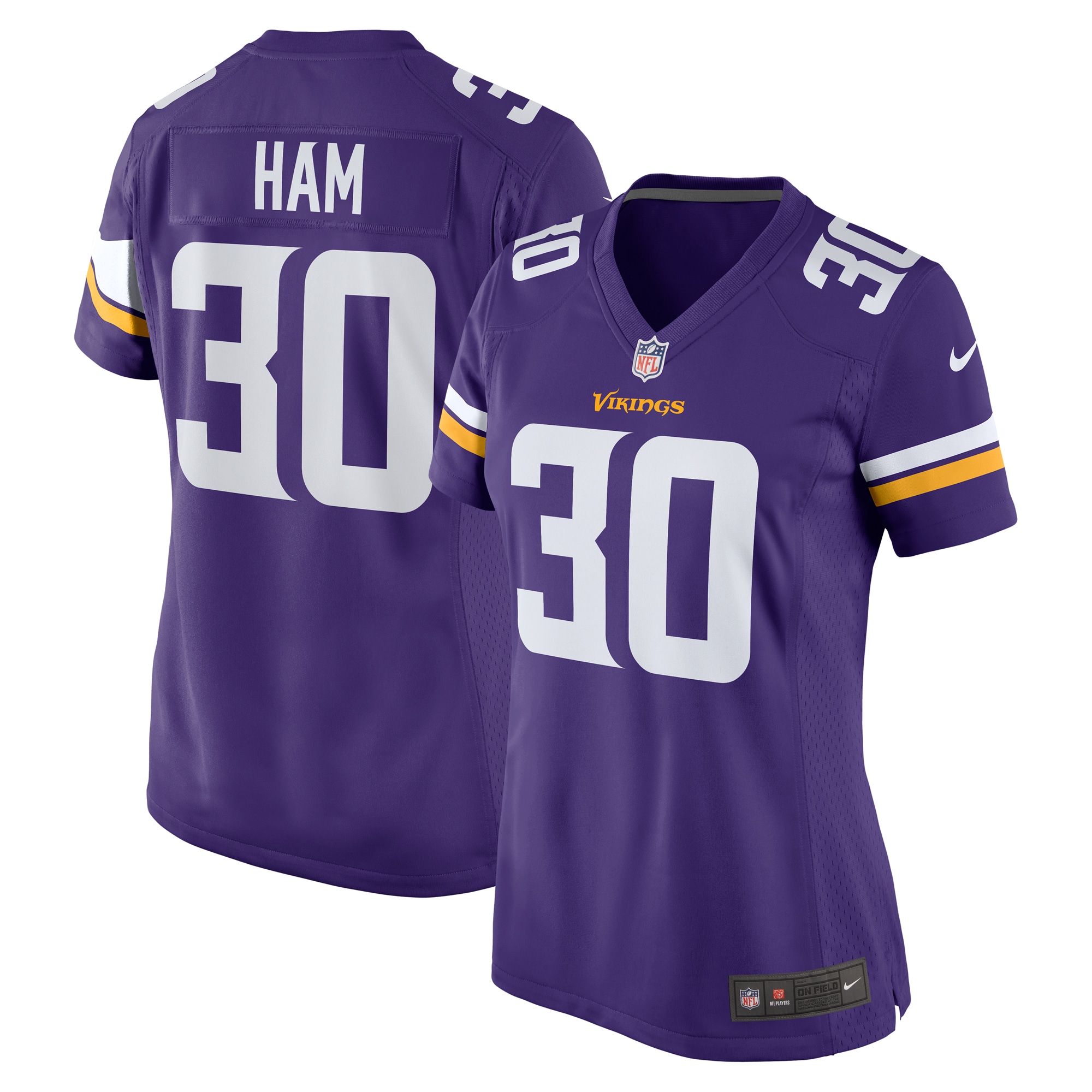 Minnesota Vikings womens nike c.j. ham purple minnesota vikings game jersey Collection | Vikings Online Shop