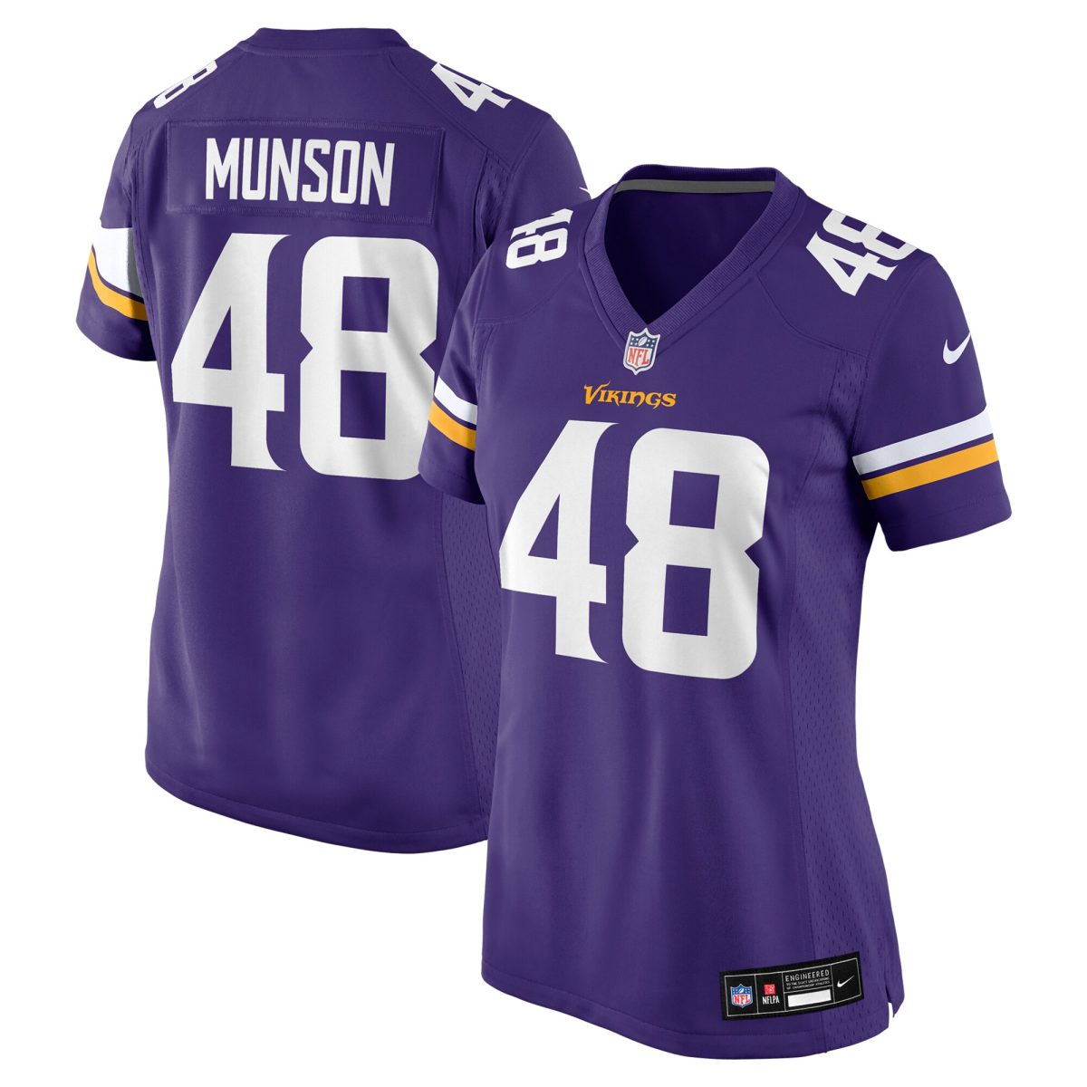 Minnesota Vikings womens nike calvin munson purple minnesota vikings game jersey Collection | Vikings Online Shop