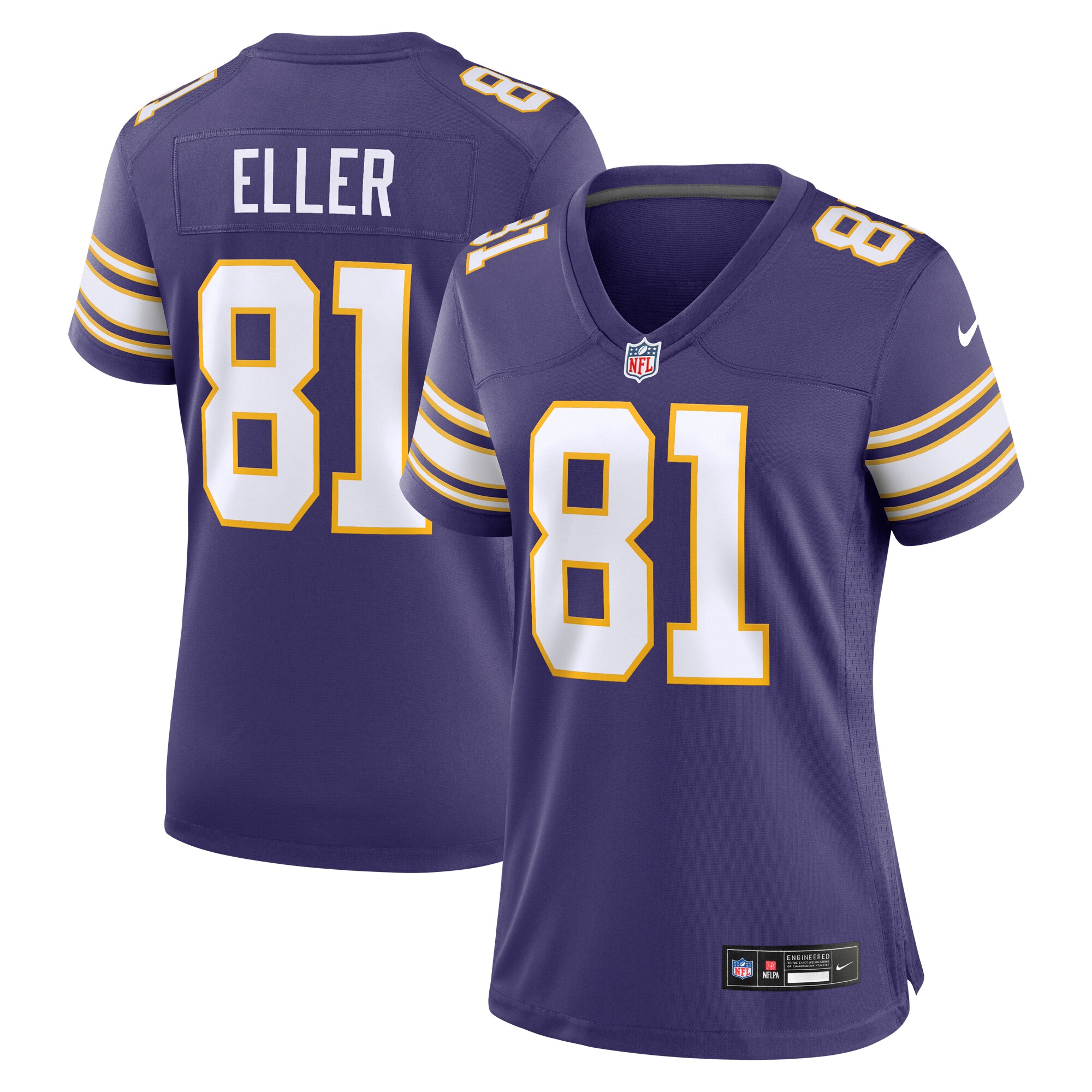 Minnesota Vikings womens nike carl eller purple minnesota vikings classic retired player jersey Collection | Vikings Online Shop