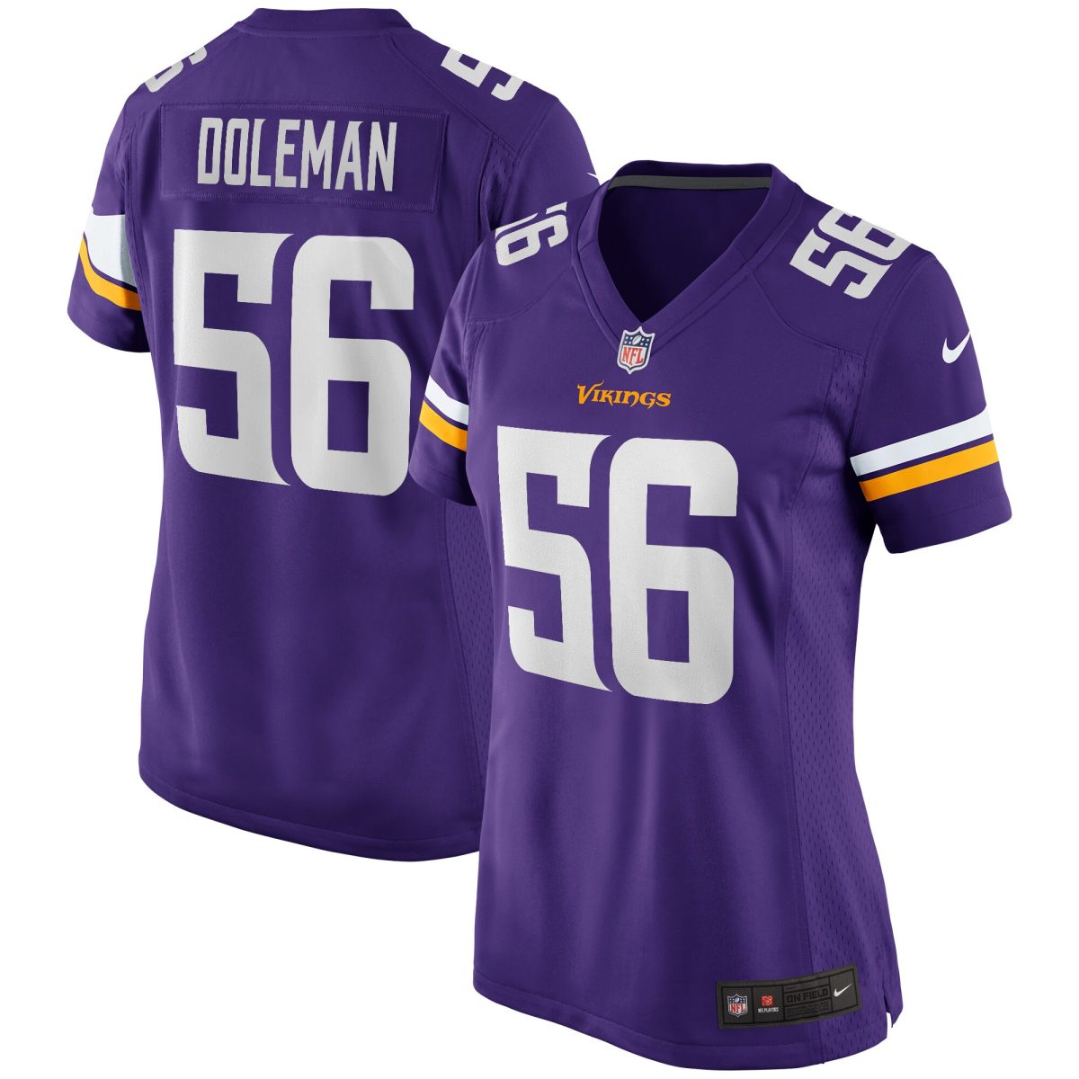Minnesota Vikings womens nike chris doleman purple minnesota vikings game retired player jersey Collection | Vikings Online Shop