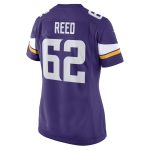 Minnesota Vikings womens nike chris reed purple minnesota vikings game player jersey Collection | Vikings Online Shop