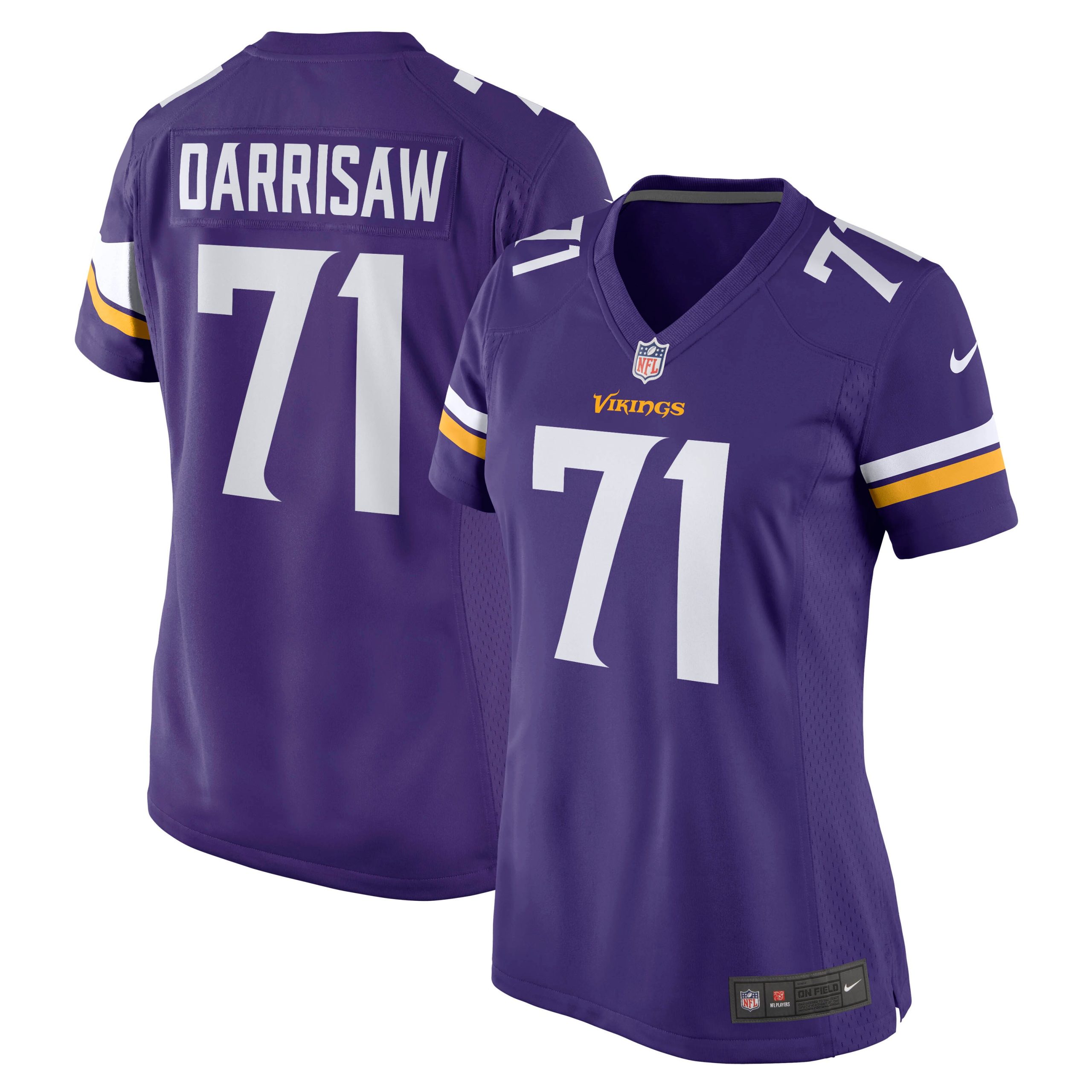 Minnesota Vikings womens nike christian darrisaw purple minnesota vikings game jersey Collection | Vikings Online Shop