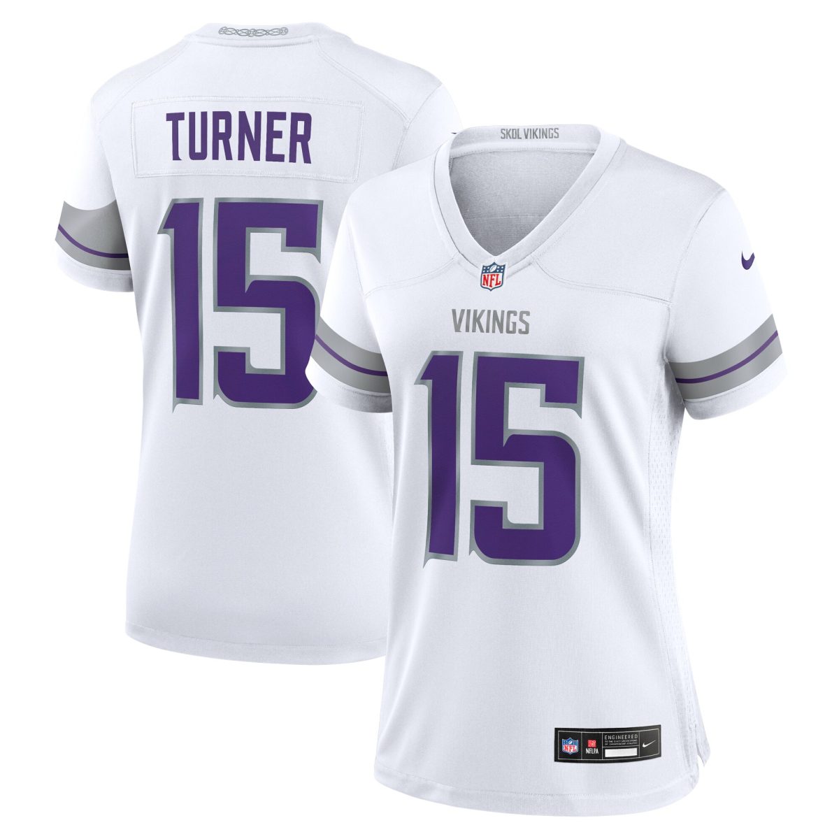 Minnesota Vikings womens nike dallas turner white minnesota vikings alternate game player jersey Collection | Vikings Online Shop