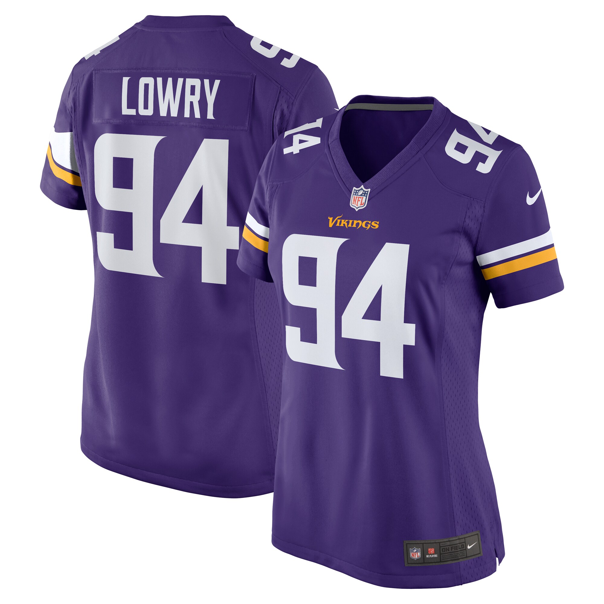 Minnesota Vikings womens nike dean lowry purple minnesota vikings game player jersey Collection | Vikings Online Shop