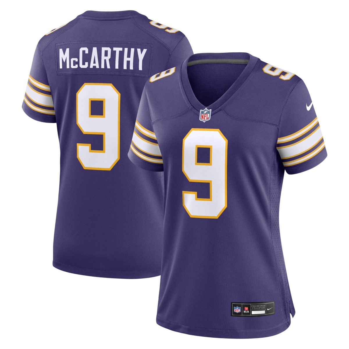Minnesota Vikings womens nike j.j. mccarthy purple minnesota vikings 2nd alternate player game jersey Collection | Vikings Online Shop