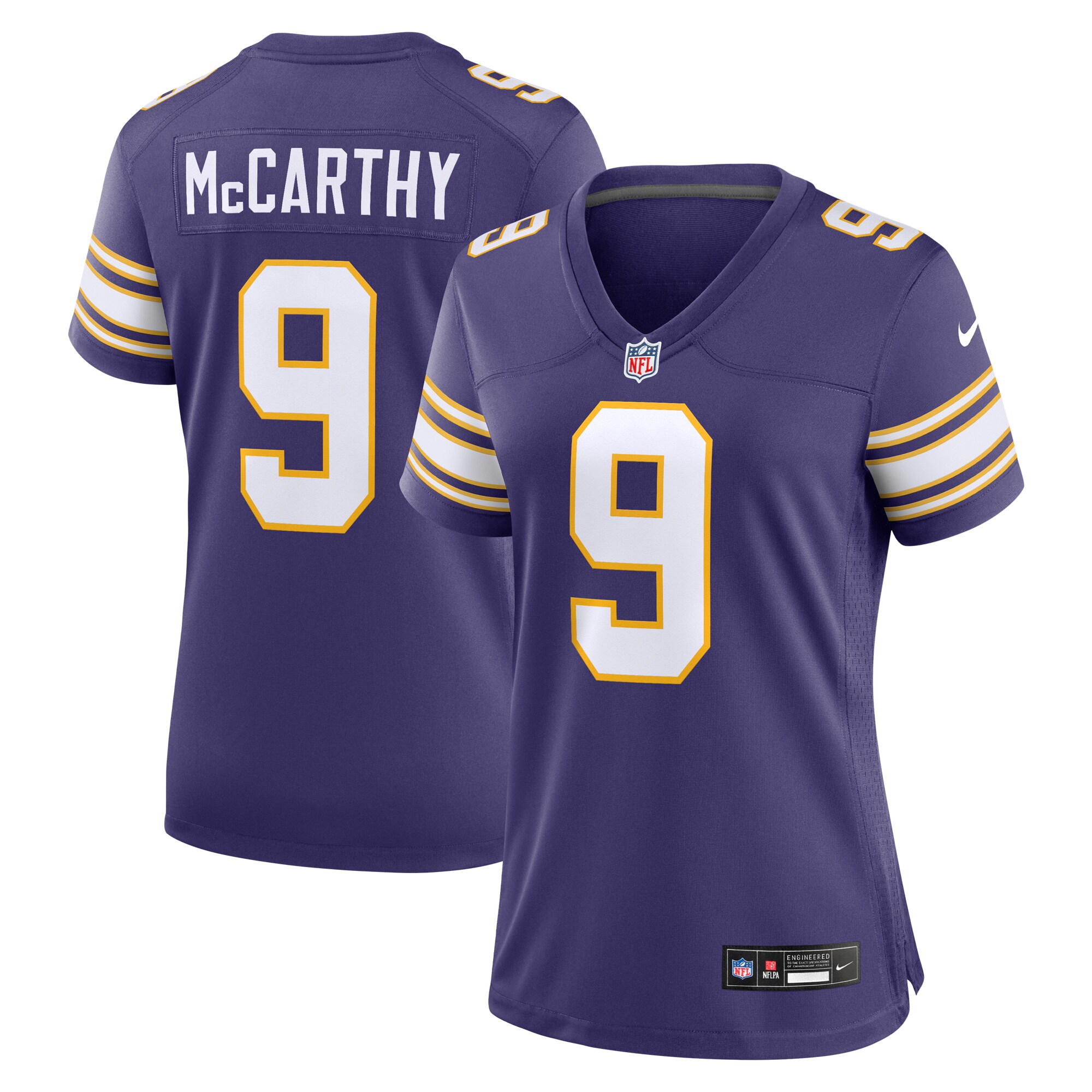Minnesota Vikings womens nike j.j. mccarthy purple minnesota vikings 2nd alternate player game jersey Collection | Vikings Online Shop