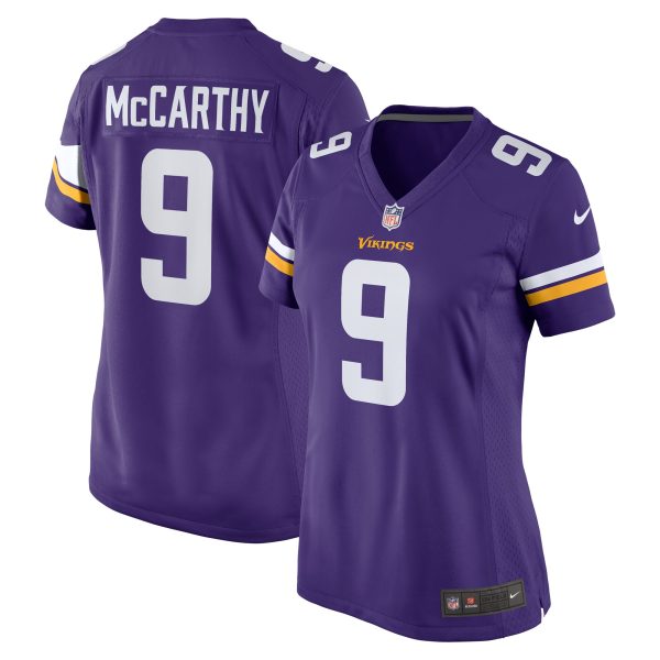 Minnesota Vikings womens nike j.j. mccarthy purple minnesota vikings player game jersey Collection | Vikings Online Shop