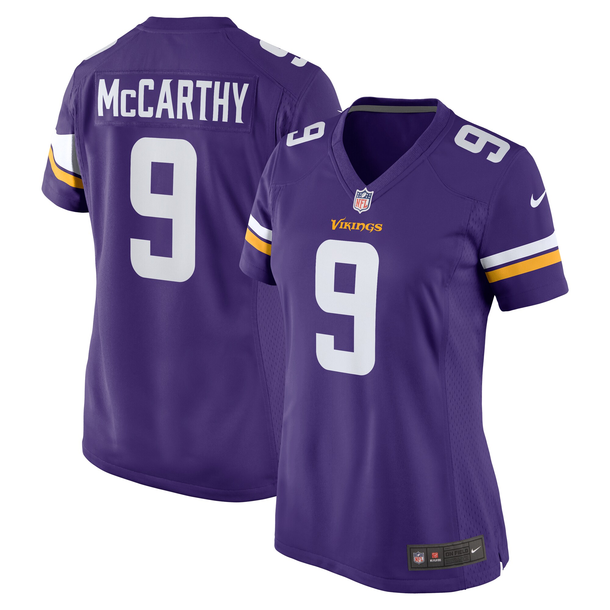 Minnesota Vikings womens nike j.j. mccarthy purple minnesota vikings player game jersey Collection | Vikings Online Shop