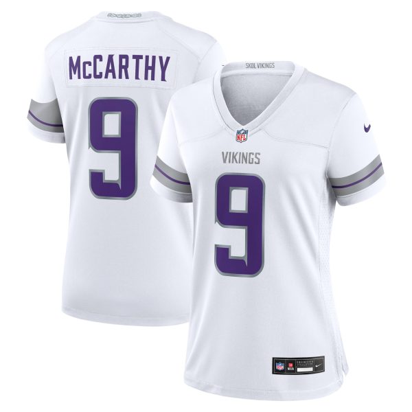 Minnesota Vikings womens nike j.j. mccarthy white minnesota vikings alternate game player jersey Collection | Vikings Online Shop