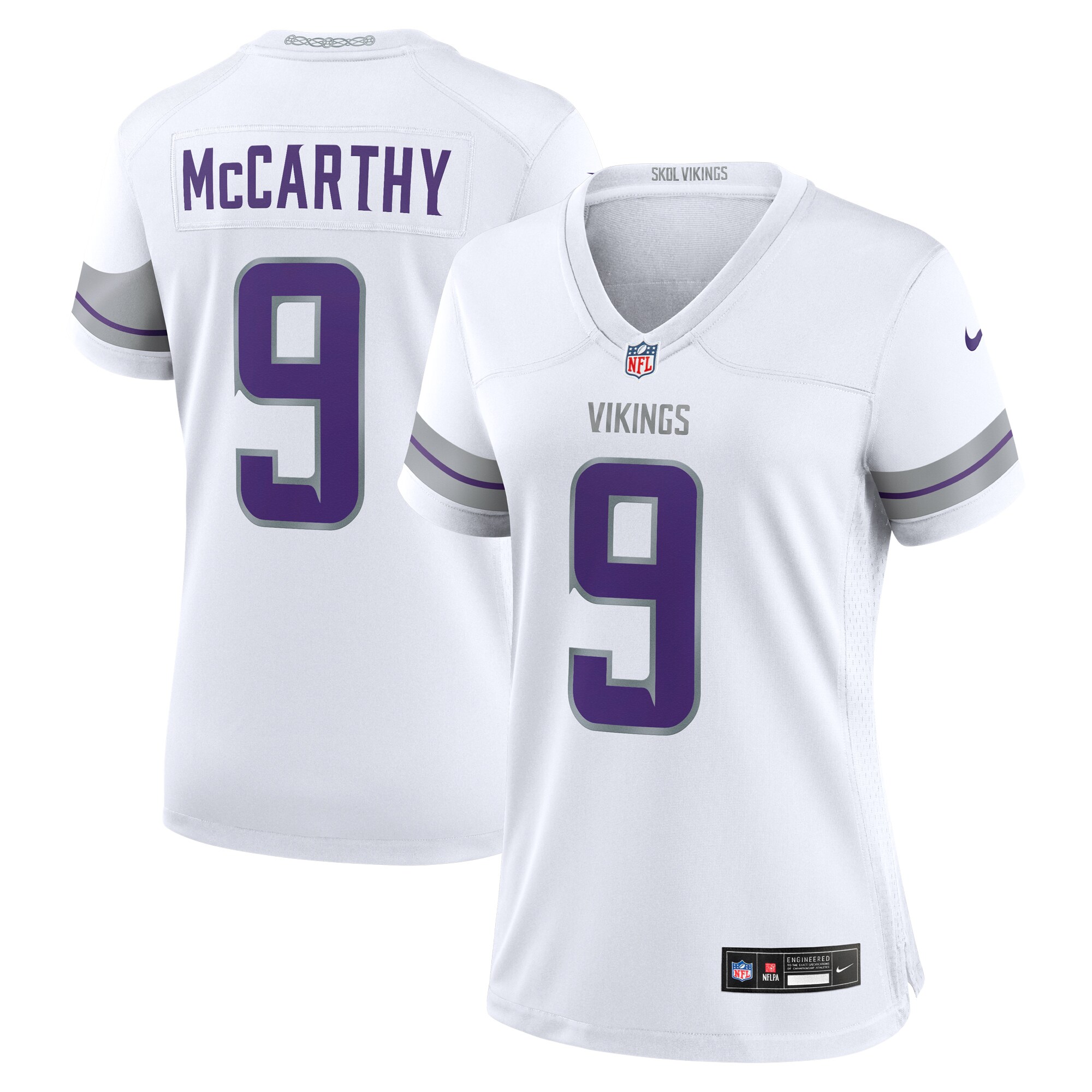 Minnesota Vikings womens nike j.j. mccarthy white minnesota vikings alternate game player jersey Collection | Vikings Online Shop