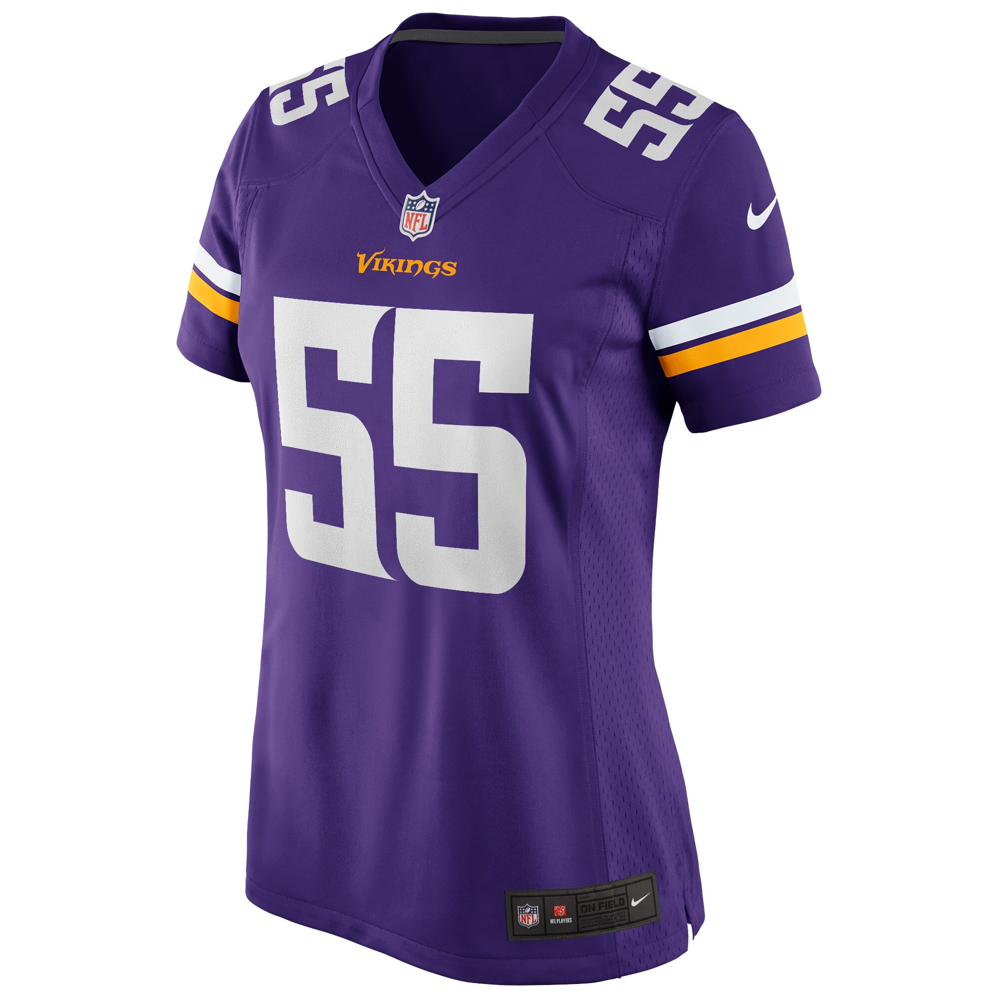 Minnesota Vikings womens nike jack del rio purple minnesota vikings game retired player jersey Collection | Vikings Online Shop