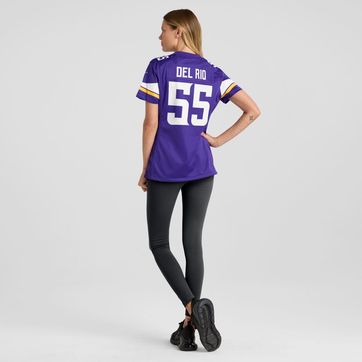 Minnesota Vikings womens nike jack del rio purple minnesota vikings game retired player jersey Collection | Vikings Online Shop