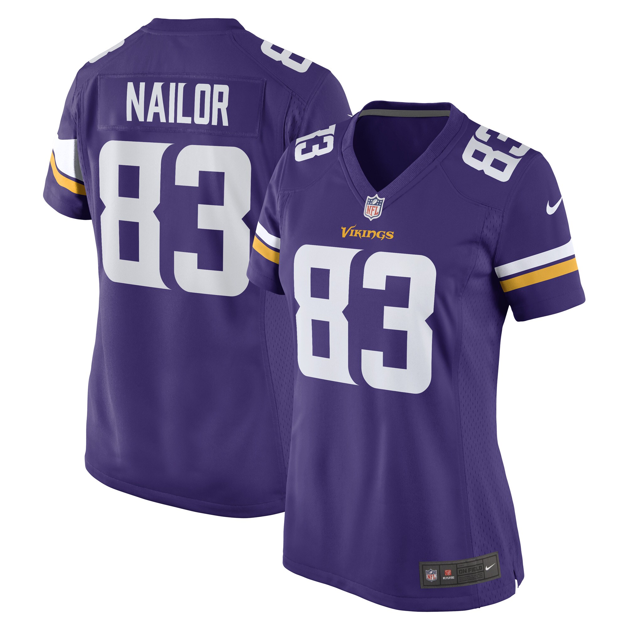 Minnesota Vikings womens nike jalen nailor purple minnesota vikings game player jersey Collection | Vikings Online Shop