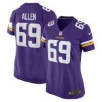 Minnesota Vikings womens nike jared allen purple minnesota vikings retired player game jersey Collection | Vikings Online Shop