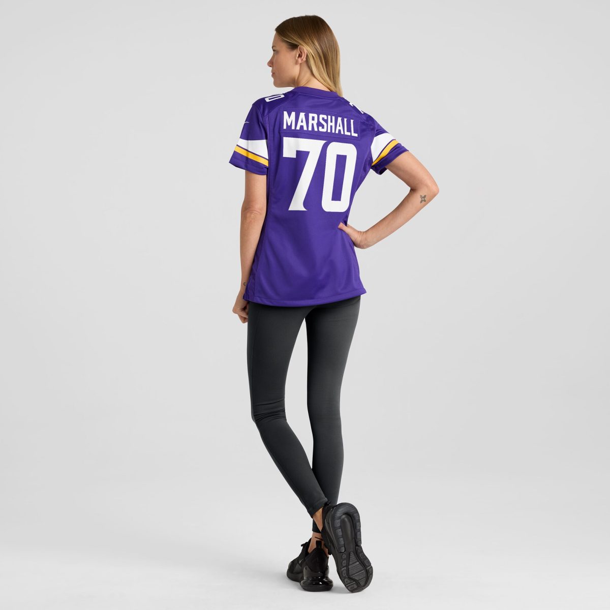 Minnesota Vikings womens nike jim marshall purple minnesota vikings game retired player jersey Collection | Vikings Online Shop