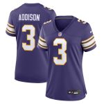 Minnesota Vikings womens nike jordan addison purple minnesota vikings classic player game jersey Collection | Vikings Online Shop