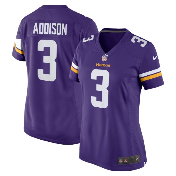 Minnesota Vikings womens nike jordan addison purple minnesota vikings team game jersey Collection | Vikings Online Shop