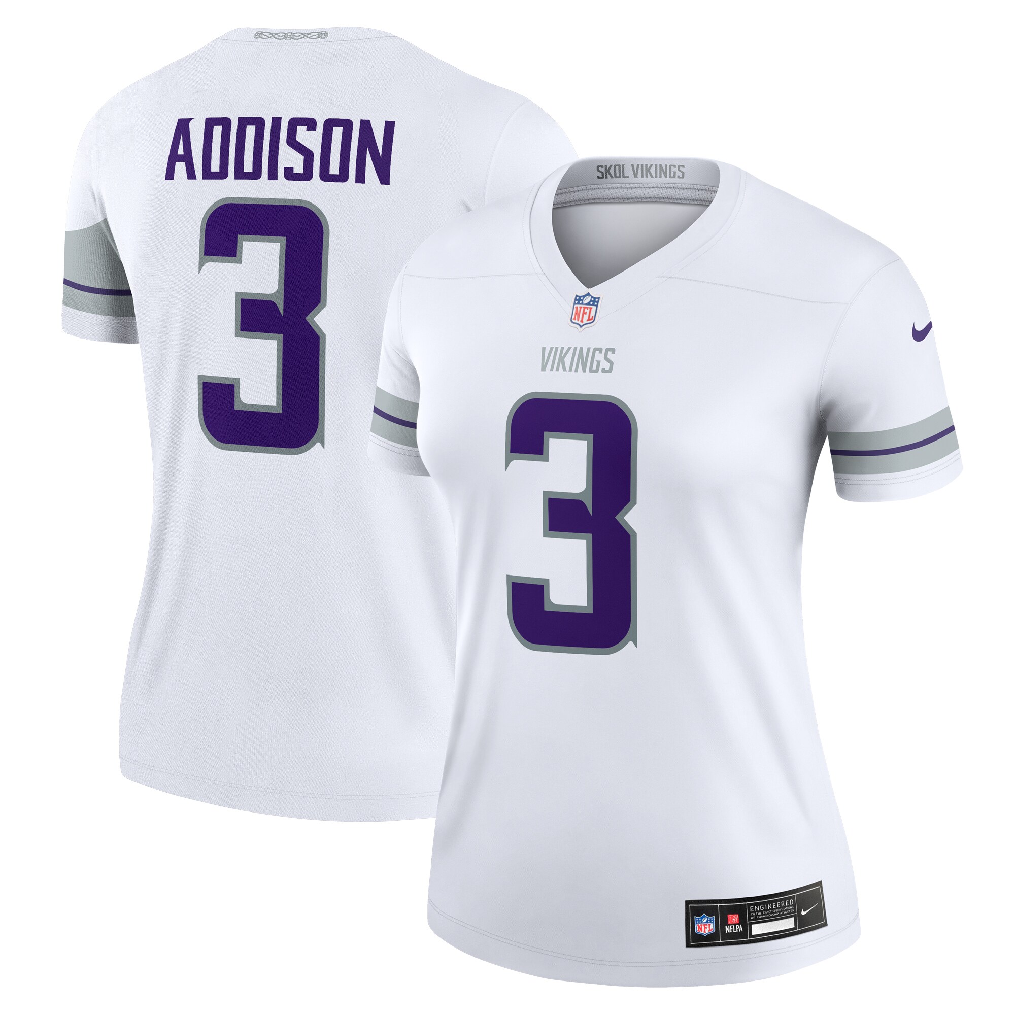 Minnesota Vikings womens nike jordan addison white minnesota vikings alternate legend player performance top Collection | Vikings Online Shop