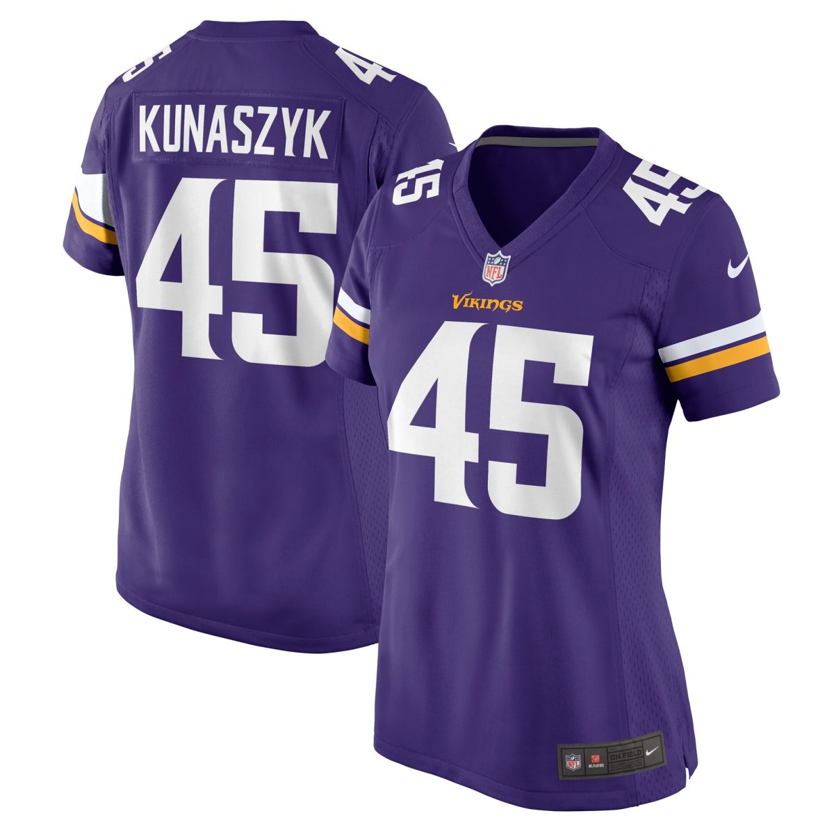 Minnesota Vikings womens nike jordan kunaszyk purple minnesota vikings game jersey Collection | Vikings Online Shop
