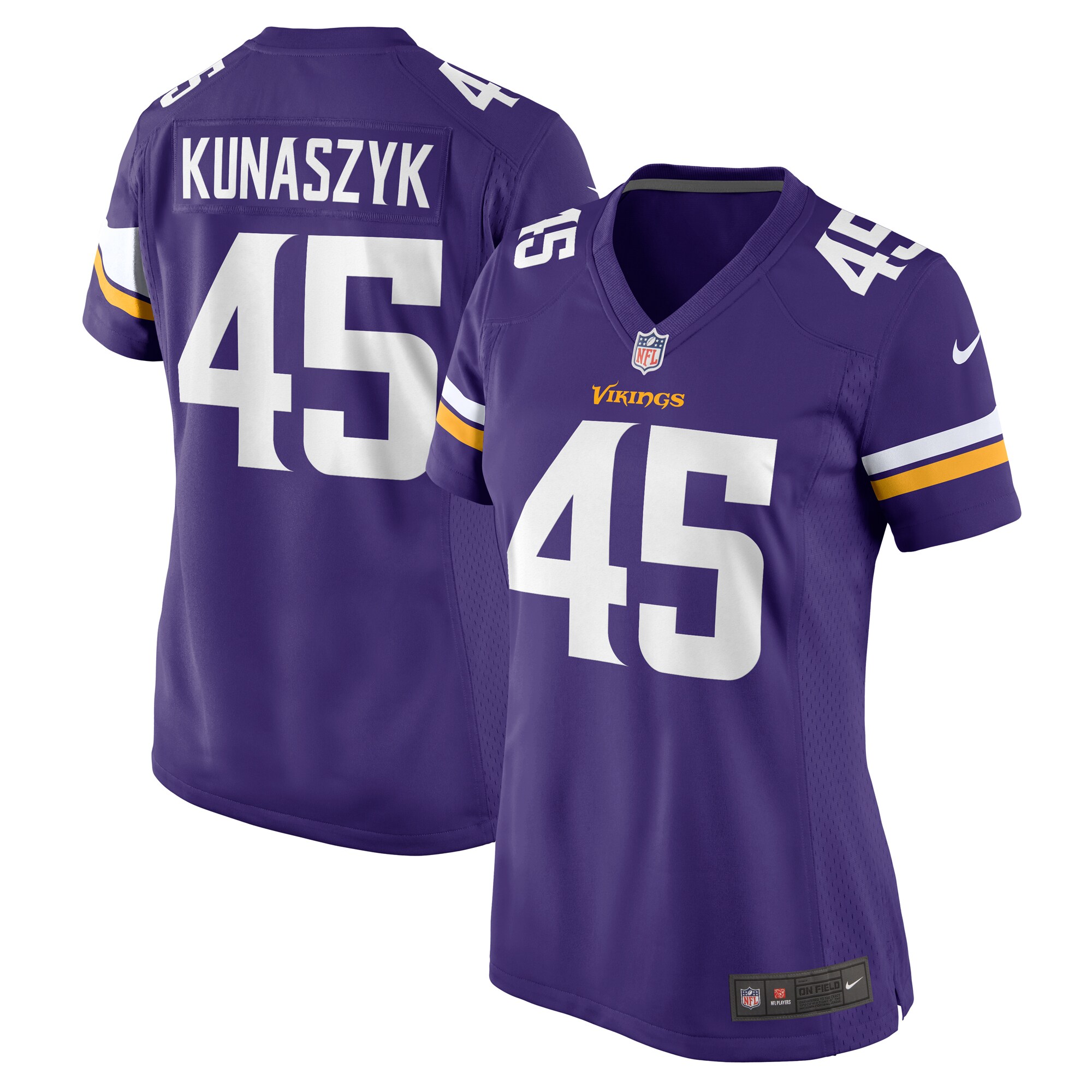 Minnesota Vikings womens nike jordan kunaszyk purple minnesota vikings game jersey Collection | Vikings Online Shop