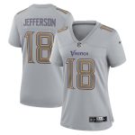 Minnesota Vikings womens nike justin jefferson gray minnesota vikings atmosphere fashion game jersey Collection | Vikings Online Shop