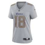 Minnesota Vikings womens nike justin jefferson gray minnesota vikings atmosphere fashion game jersey Collection | Vikings Online Shop