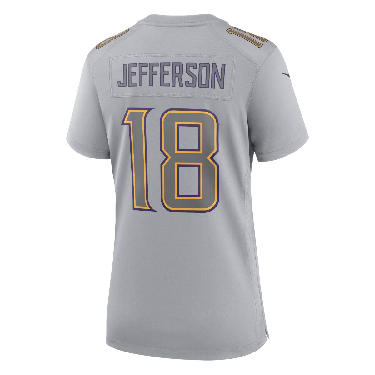 Minnesota Vikings womens nike justin jefferson gray minnesota vikings atmosphere fashion game jersey Collection | Vikings Online Shop